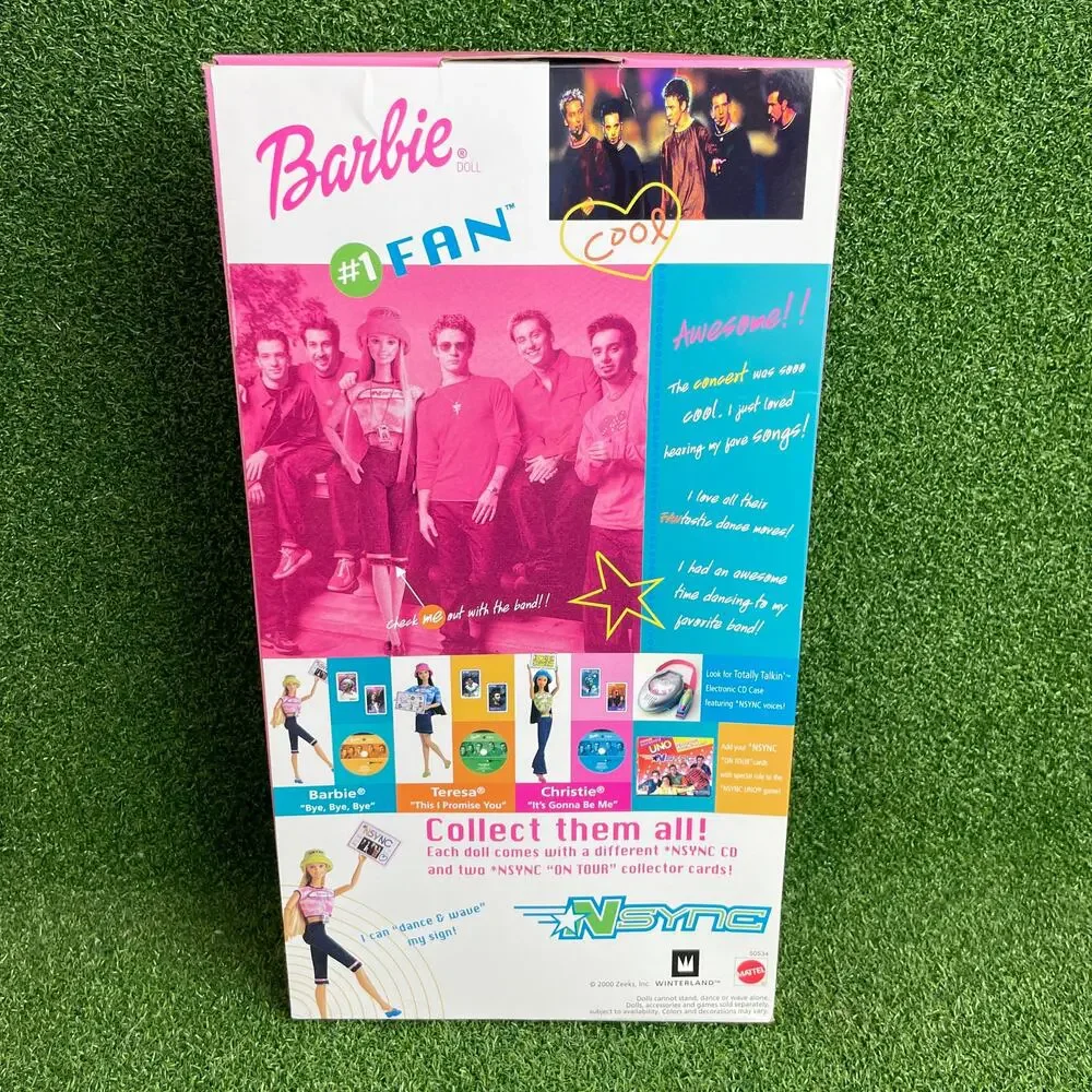 Vintage 2000 #1 NSYNC Fan Barbie Doll